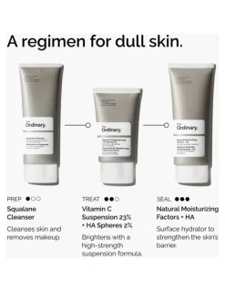 The Ordinary Vitamin C Suspension 23% Hyaluronic Acid Spheres 2% Serum to Brighten and Even Skin Tone 30ml