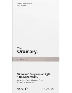 The Ordinary Vitamin C Suspension 23% Hyaluronic Acid Spheres 2% Serum to Brighten and Even Skin Tone 30ml
