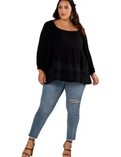 The Poetic Gypsy Deepest Secret Top in Black