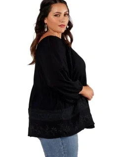 The Poetic Gypsy Deepest Secret Top in Black