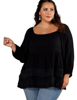 The Poetic Gypsy Deepest Secret Top in Black