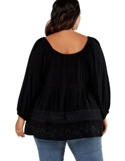 The Poetic Gypsy Deepest Secret Top in Black