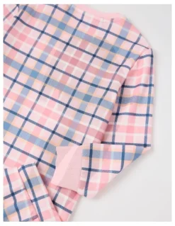 The Pyjama Foundation x Myer PJ Foundation Cosy Knit Check Pyjama in Pink