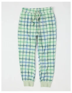The Pyjama Foundation x Myer PJ Foundation Cosy Knit Check Pyjama in Green