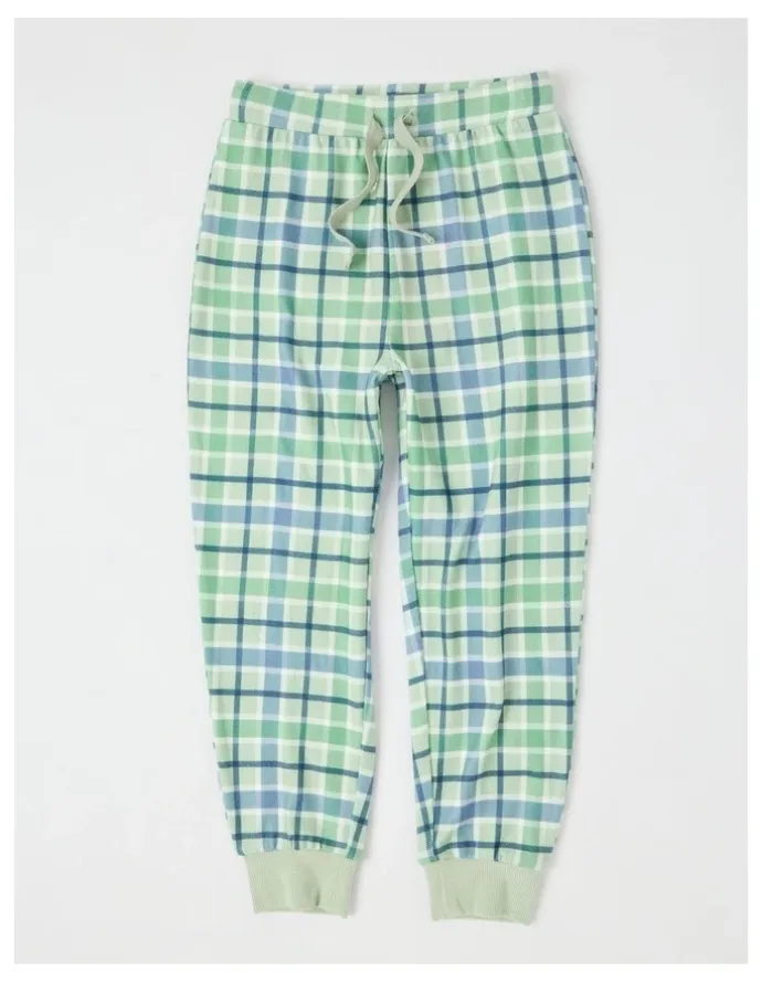 The Pyjama Foundation x Myer PJ Foundation Cosy Knit Check Pyjama in Green
