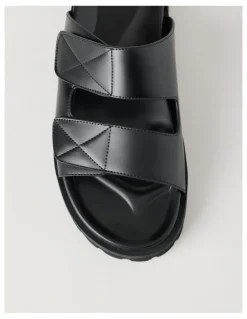 There After Barrett Chunky Slides in Black