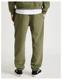 There After Core Elastic Cuff Track Pants in Olive