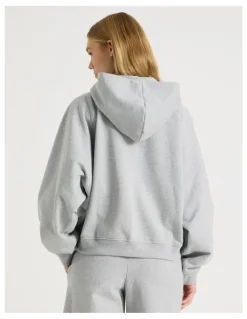 There After Raglan Hoodie in Grey Marle