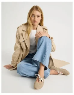 There After Sabrina Flat Shoes in Sand