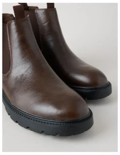 There After Theo Chunky Chelsea Boot in Brown