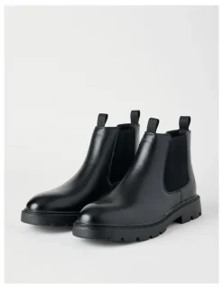 There After Theo Chunky Chelsea Boot in Black