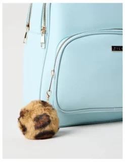 Tilii Backpack with Bag charm in Light Blue
