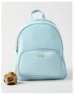 Tilii Backpack with Bag charm in Light Blue