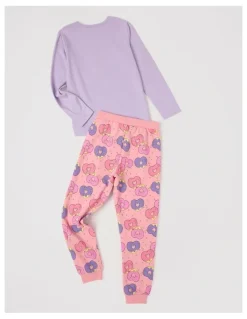 Tilii Knit Fleece Donut Pyjamas in Lilac