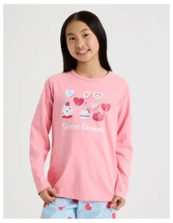 Tilii Knit Sweet Dreams Pyjamas in Tulip