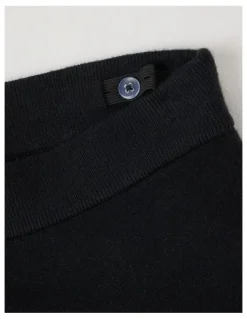 Tilii Knitted Skater Skirt in Black