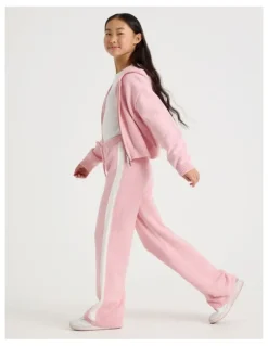 Tilii Knitted Wide Leg Pant in Pink