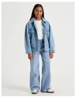 Tilii Oversized Denim Jacket in Denim