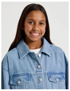 Tilii Oversized Denim Jacket in Denim