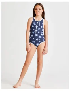 Tilii Sleeveless 1/4 Zip Tank in Navy