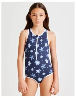 Tilii Sleeveless 1/4 Zip Tank in Navy