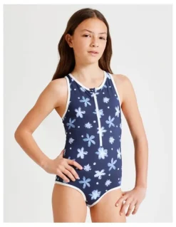 Tilii Sleeveless 1/4 Zip Tank in Navy