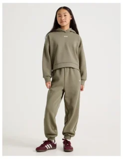 Tilii Sunday Club Super Luxe Oversized Hoodie in Washed Brown