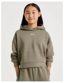 Tilii Sunday Club Super Luxe Oversized Hoodie in Washed Brown