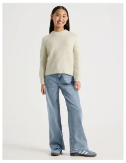 Tilii The Edit Knitted Jumper in Oat Marle