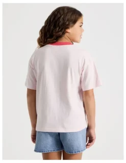 Tilii The Edit Oversized Tee in Barcelona Flowers/ Light Pink