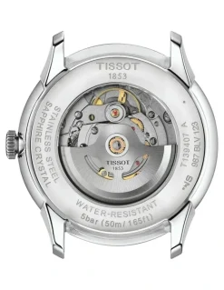 Tissot Chemin des Tourelles Powermatic 80 Watch 42mm T1394071106800 in Gunmetal