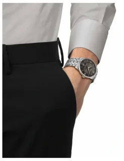 Tissot Chemin des Tourelles Powermatic 80 Watch 42mm T1394071106800 in Gunmetal