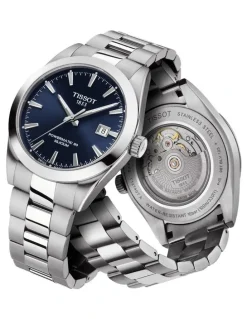Tissot Gentleman Powermatic 80 Silicium T1274071104100 Automatic Watch in Blue