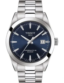 Tissot Gentleman Powermatic 80 Silicium T1274071104100 Automatic Watch in Blue
