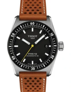 Tissot PR516 Powermatic 80 Watch T1494071605100 in Brown