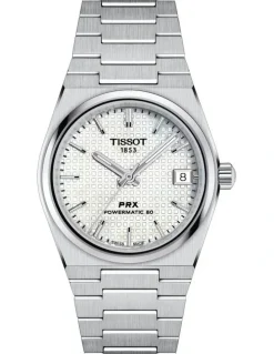 Tissot PRX 35mm Powermatic 80 T1372071111100 Watch in White