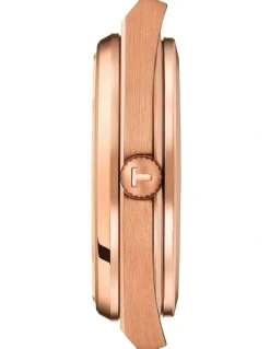 Tissot PRX Powermatic 80 T1374073304100 Watch 40mm in Rose Gold/Blue