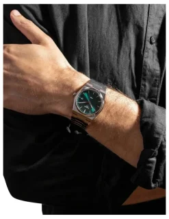 Tissot PRX T1374101109100 Watch in Green/Silver