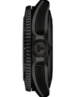 Tissot Seastar 2000 44mm Watch T1209073705100 in Black PVD/Black Rubber