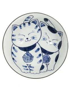 Tokyo Design Studio Kawaii Neko Ramen Bowl 20x7.5cm in White