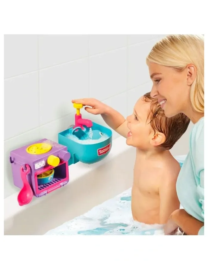 TOMY Toomies Bubble And Bake Bathtime Kitchen Toy Set (18 Months +)