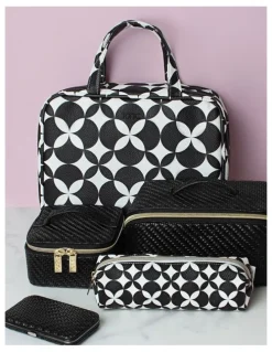 Tonic Hanging Cosmetic Bag in Black