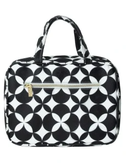Tonic Hanging Cosmetic Bag in Black