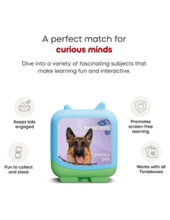Tonies Animal World Precious Pets Clever Pocket Tonie