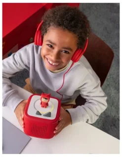 Tonies Wired Headphones in Sunset Red