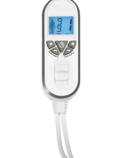 Tontine Cotton Heated Topper With Removeable Comfort Layer in White
