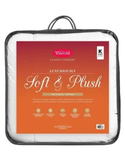Tontine Soft And Plush Topper in White