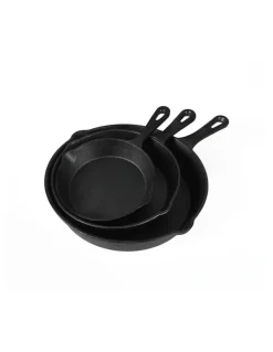 Toque Non Stick Frying Pan Set 3 Pieces in Black