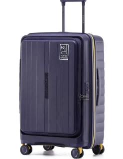 Tosca Cruiser 67cm Medium Front Opening Hard Suitcase in Purple