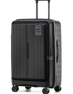 Tosca Cruiser Medium Front Opening Hard Suitcase 67cm in Black